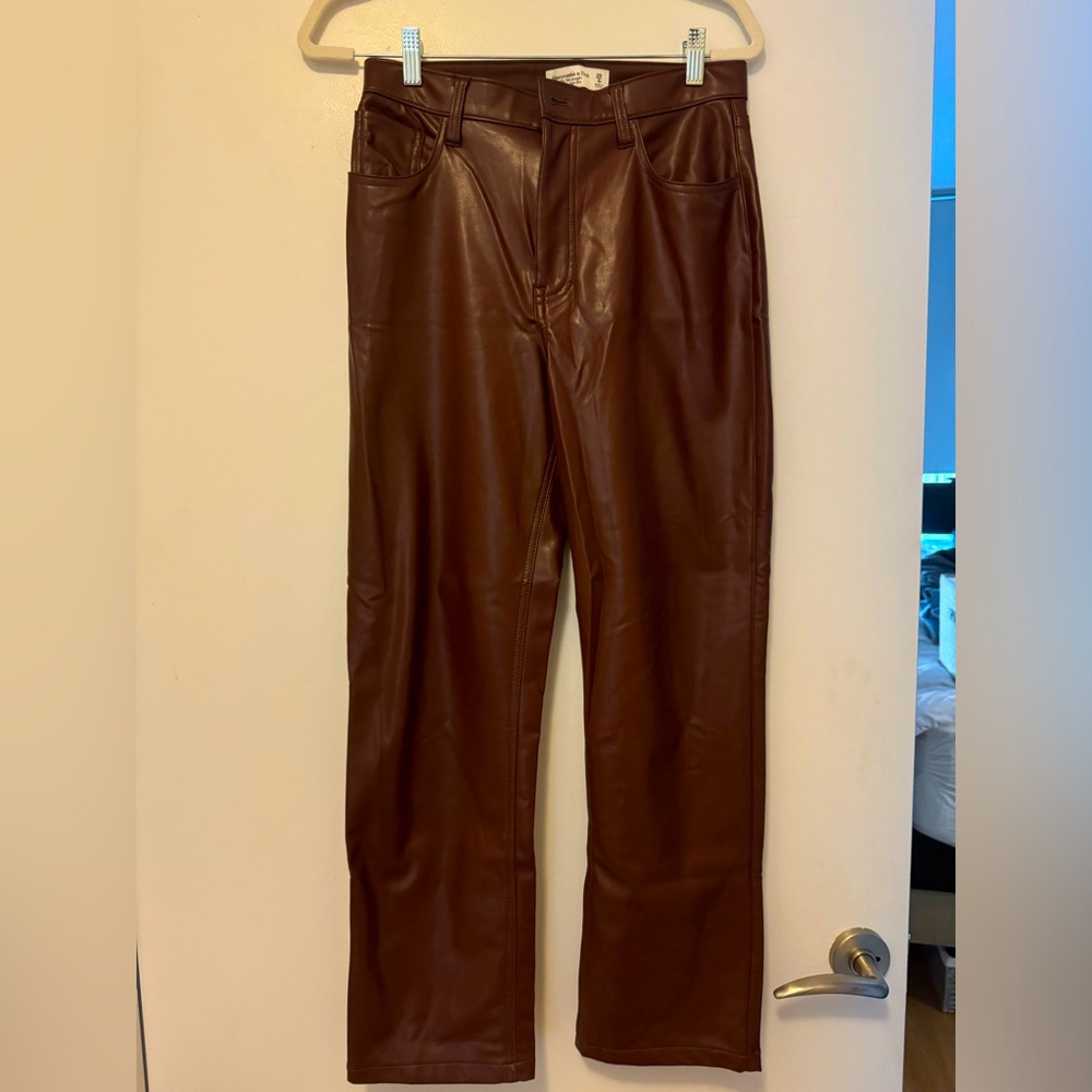 Abercrombie Vegan Leather Pants